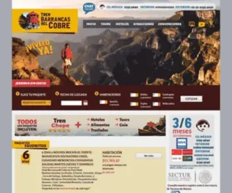 Trenbarrancasdelcobre.com(Tren Chepe Barrancas del Cobre) Screenshot