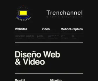 Trenchannel.com(Diseño y Comunicación) Screenshot