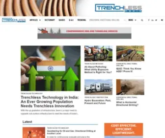 Trenchlesspedia.com(Trenchless Solutions Through Education) Screenshot