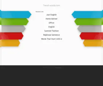 Trend-Words.com(Trend Words) Screenshot