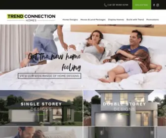 Trendconnection.com.au(Trend Connection Homes) Screenshot