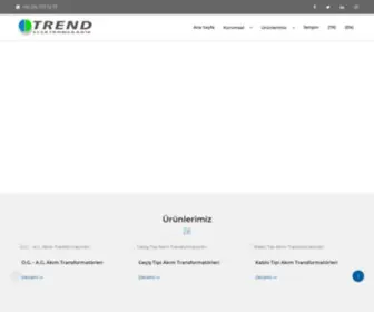 Trendelektromekanik.com.tr(Trend Elektromekanik San) Screenshot