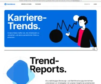 Trendence.com(Trend-Reports zum Arbeitsmarkt) Screenshot