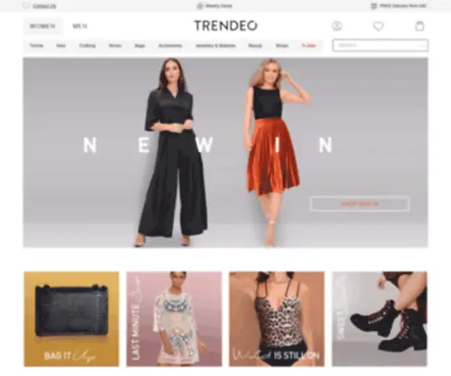 Trendeo.com(Trendeo) Screenshot