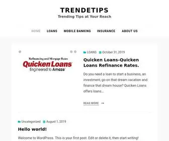 Trendetips.com(Trending Tips at Your Reach) Screenshot