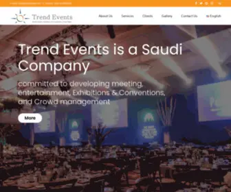 Trendevents.sa(Trends Events In Saudi Arabia) Screenshot