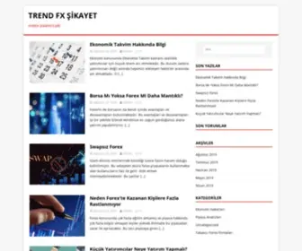 TrendfXsikayet.com(Trend FX) Screenshot