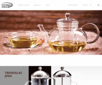 Trendglas-Jena.com(Trendglas JENA) Screenshot