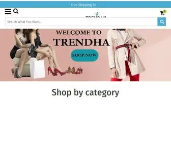 Trendha.com(Trendha Official Site) Screenshot