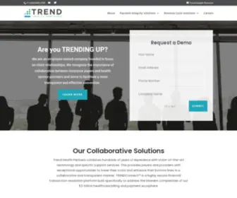 Trendhealthpartners.com(An employee) Screenshot