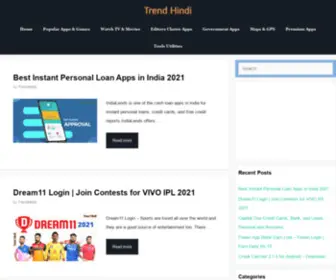 Trendhindi.com(Technology & Tips Infomation In Hindi) Screenshot