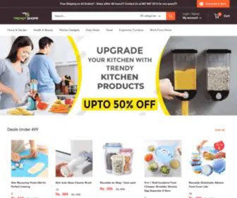 Trendia.in(Online Shopping Site India for Trending Products and Gadgets) Screenshot