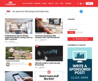 Trendiee.com(The Platform to Share Your Ideas) Screenshot