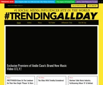 Trendingallday.com(Trending All Day) Screenshot
