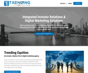 Trendingequities.com(Trending Equities) Screenshot