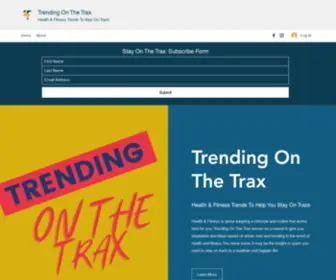 Trendingonthetrax.com(Fitness, Nutrition & Lifestyle) Screenshot