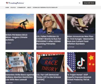 Trendingpoliticsnews.com(Trending Politics) Screenshot