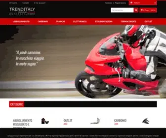 Trenditaly.it(Motorcycle accessories) Screenshot