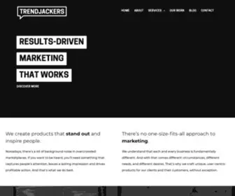 Trendjackers.com(Digital Marketing & Creative Agency) Screenshot