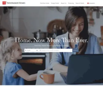 Trendmakerhomes.com(Tri Pointe Homes builds innovative) Screenshot
