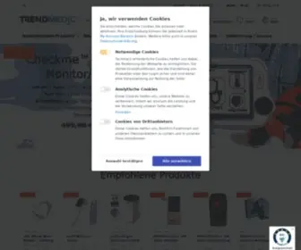 Trendmedic.de(Medizinische Therapie) Screenshot