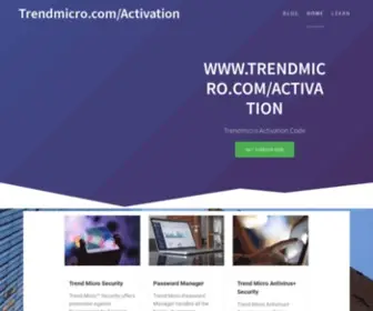 Trendmicro-Activatee.com(Activate Trend Micro Now) Screenshot