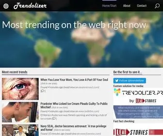 Trendolizer.com(Trendolizer) Screenshot