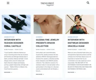 Trendprivemagazine.com(Trend Privé Magazine) Screenshot