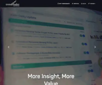 Trendreader.co.id(Tren Data Indonesia) Screenshot