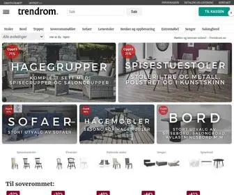 Trendrom.no(Møbler på nettet) Screenshot