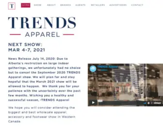 Trendsapparel.com(Trends Apparel) Screenshot