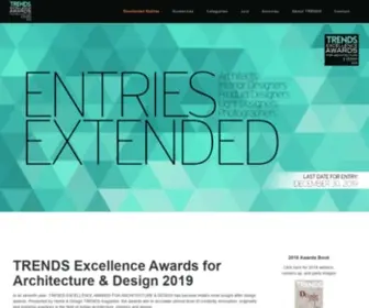 Trendsawards.in(Trends Excellence Awards For Architecture & Design 2021) Screenshot