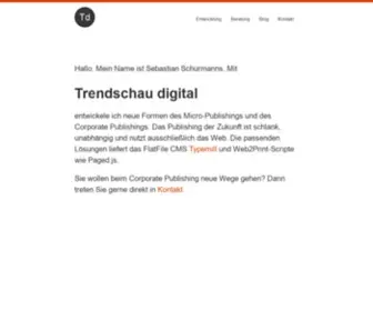 Trendschau.net(Trendschau Digital) Screenshot