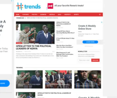 Trends.co.ke(Trends Kenya) Screenshot