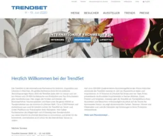 Trendset.de(Fachmesse Wohnambiente Tischkultur Lebensart) Screenshot