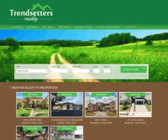 Trendsettersre.com(McAllen TX Homes for Sale) Screenshot