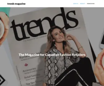 Trendsfashionsource.com(Trends magazine) Screenshot