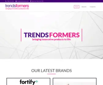 Trendsformers.com(Bringing Innovative Products To Life) Screenshot