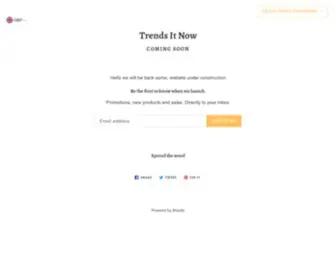 Trendsitnow.com(Trends It Now) Screenshot