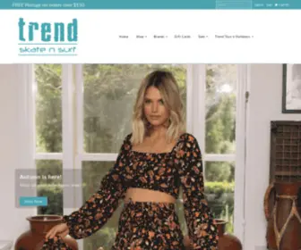 Trendskatesurf.com.au(Trend Skate n Surf) Screenshot