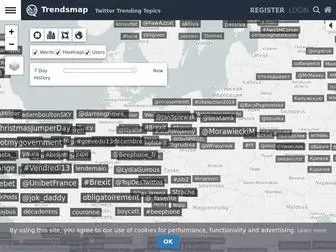 Trendsmap.com(Home) Screenshot