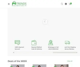 TrendsonlineStore.pk(Trends Online Store) Screenshot