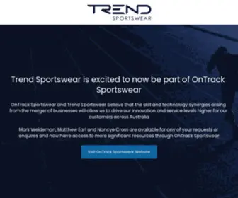 Trendsports.com.au(Trendsports) Screenshot