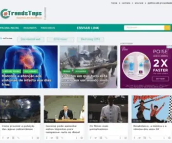 Trendstops.com.br(Agregador de Links e conte) Screenshot