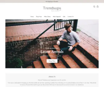 Trendsups.com(Trendsups) Screenshot