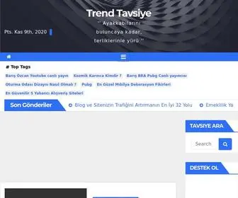 Trendtavsiye.site(Trend Tavsiye) Screenshot