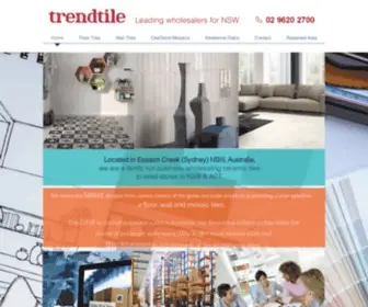 Trendtile.com.au(Home) Screenshot