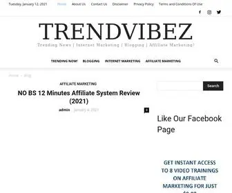 Trendvibez.com(Trending News) Screenshot