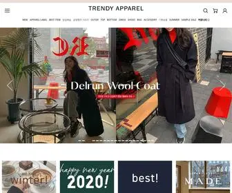 Trendy-Apparel.co.kr(트렌디어패럴) Screenshot