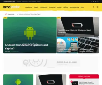 Trendyazilar.com(Trend Yazılar) Screenshot